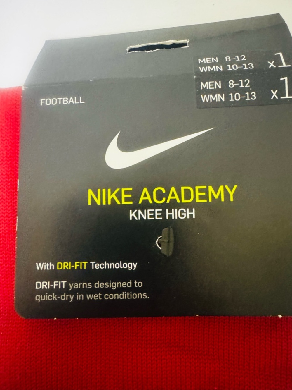 Nike Red Athletic Soccer/ Football Crew Socks
Unisex Men Size 8-12 Women 10-13 - Picture 2 of 4